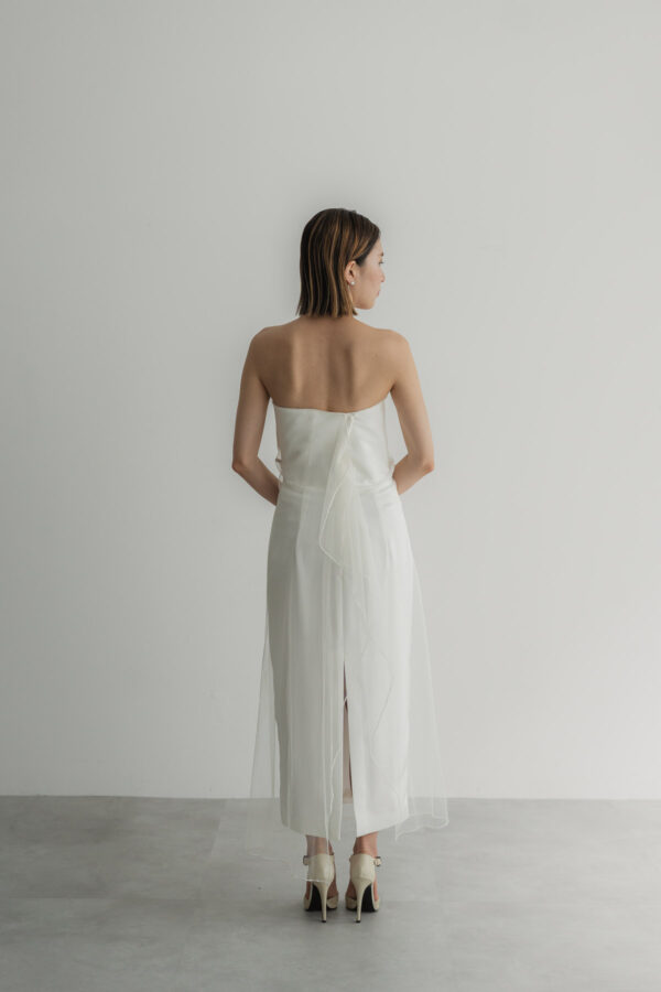 FEATHER TRIM DRESS - 画像 (2)