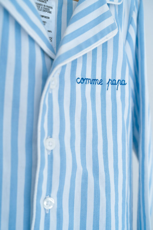 Blue Stripe Pajamas - 画像 (2)