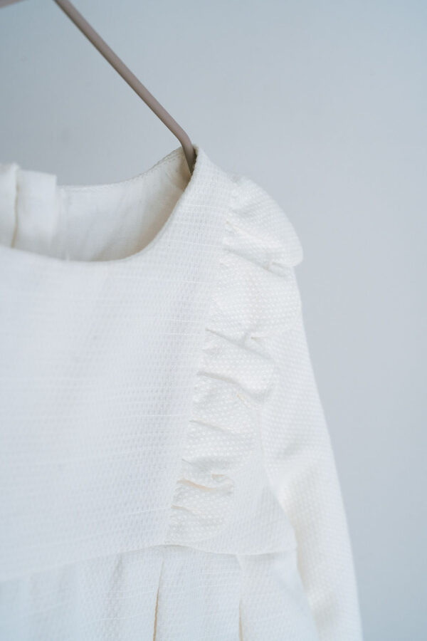 White Scallop Dress - 画像 (2)