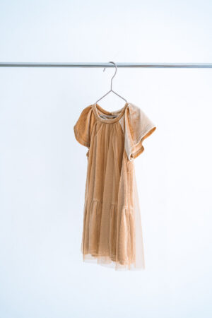 Beige Glitter Dress